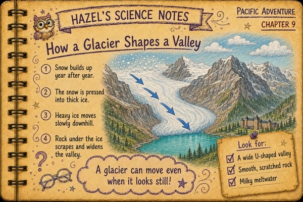 Hazel's Science Notes full collectable page