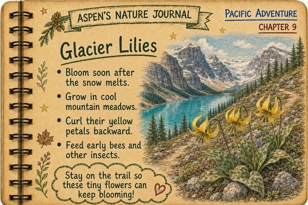 Aspen's Nature Journal full collectable page